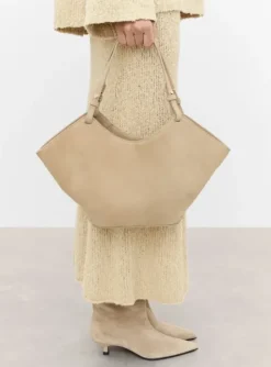 Flattered - Dilba Mini Tote Bag Suede Sand