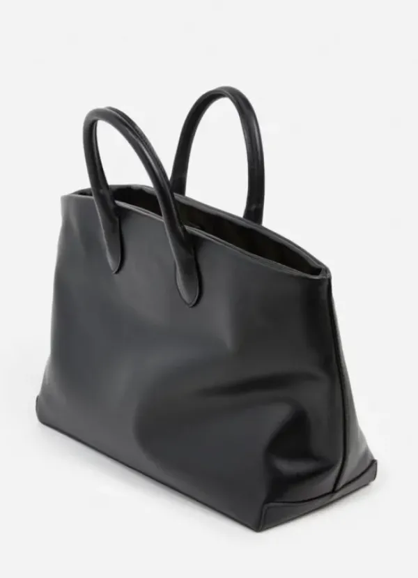 Flattered - Lola tote bag leather, black