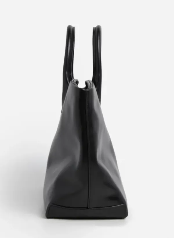 Flattered - Lola tote bag leather, black