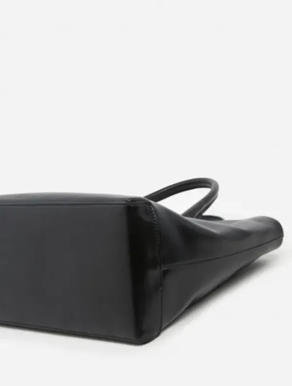 Flattered - Lola tote bag leather, black