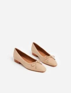 Flattered - Monica ballerinat, sand suede