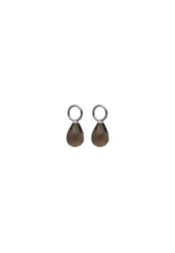 Gauhar Helsinki Gauhar - Lisäosat Smoky Quartz Drop, hopea