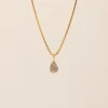 Gauhar Helsinki Gauhar - Smoky Quartz Drop riipus, kulta