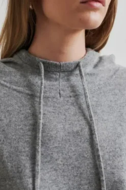 Second Female Lounge Knit huppari, grey melange