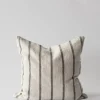 Tell Me More Melvin tyynynpäällinen 50x50, taupe stripe