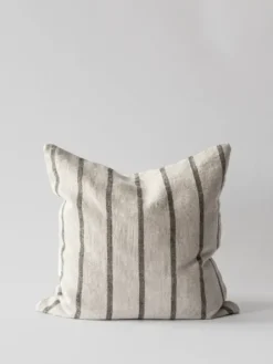 Tell Me More Melvin tyynynpäällinen 50x50, taupe stripe