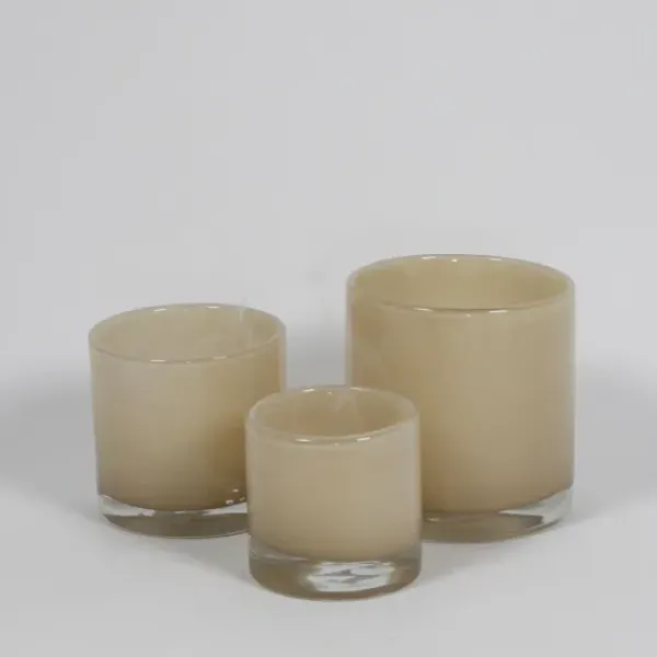 Olsson & Jensen Nilla lasilyhty, pannacotta Ø12cm