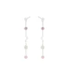 Pernille Corydon - Pastel Dream ketjukorvakorut, hopea