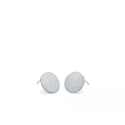 Pernille Corydon - Small Coin nappikorvakorut, hopea