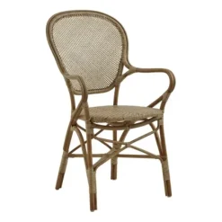 Sika-Design – Rossini rottinkituoli käsinojilla, antique