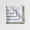 Tell Me More - pellavaservetti Maya, navy stripe