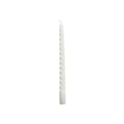 Tine K Home - kierrekynttilä kapea 12-pack, valkoinen