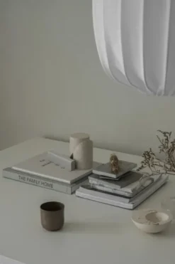 Watt & Veke Watt&Veke - Prisma 35 kattovalaisin pellavaa, white